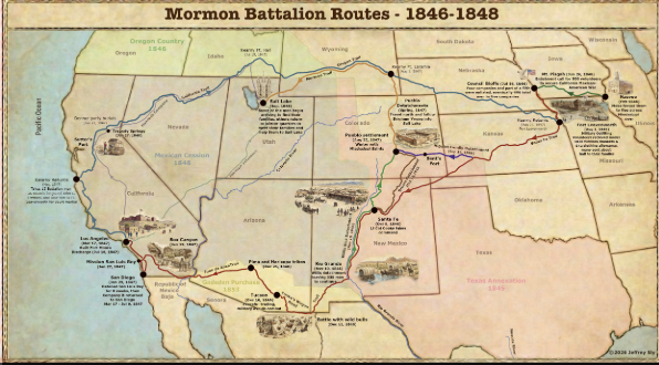 Mormon Battalion Map