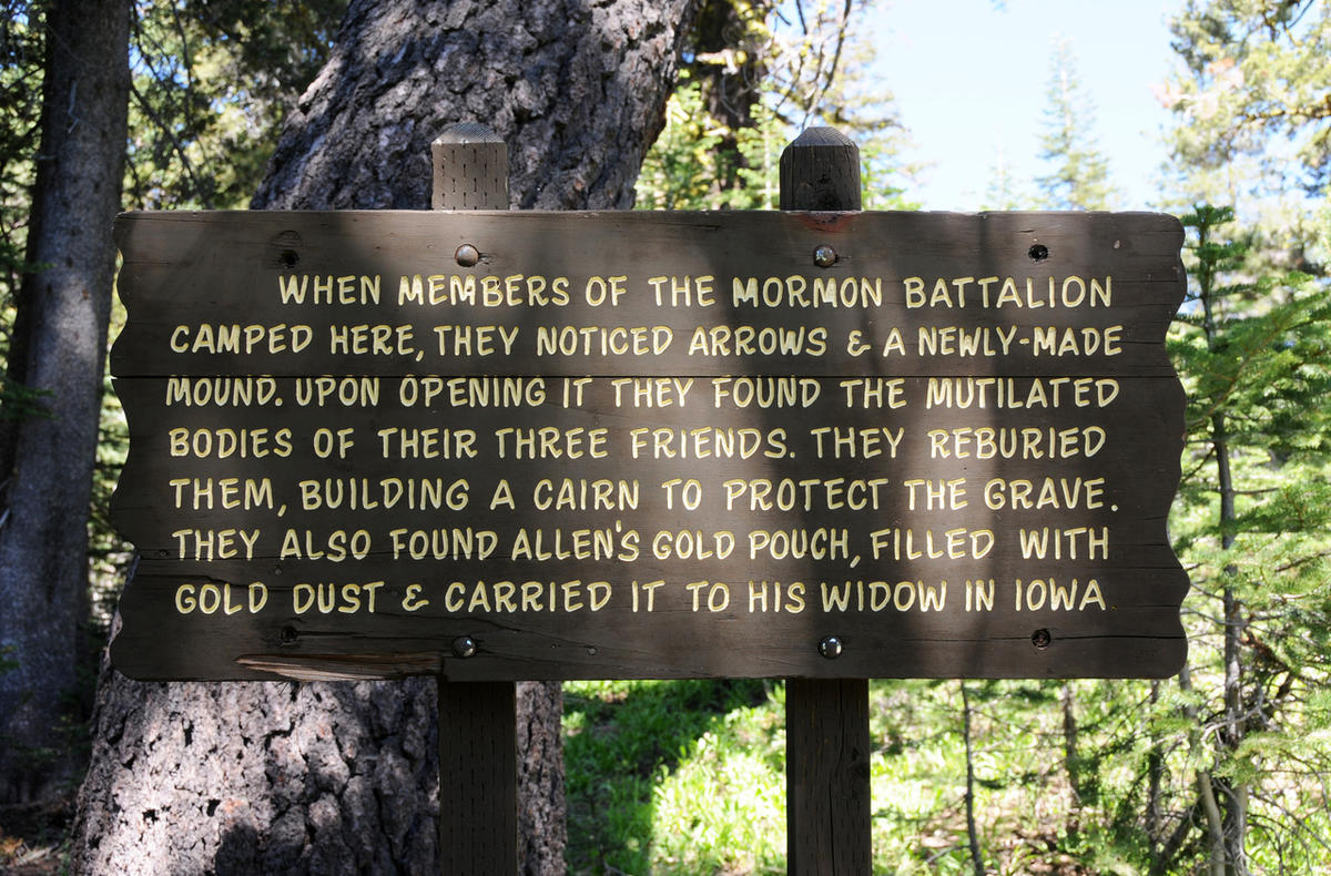 Tragedy Springs Sign